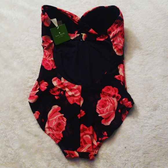 FINAL SALE Kate Spade TwistBandeau 1Piece Swimsuit - Picture 4 of 8